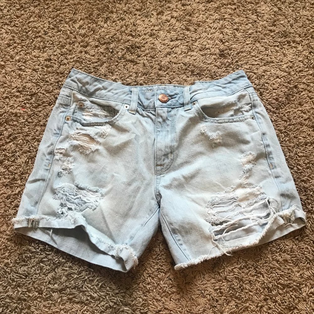 American Eagle Ripped Jean Shorts